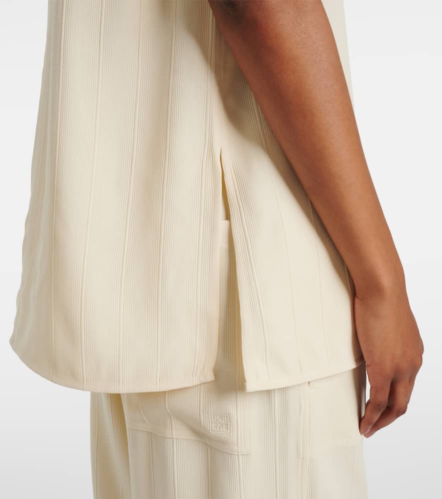Totême Toteme Women Ribbed Knit Top In White