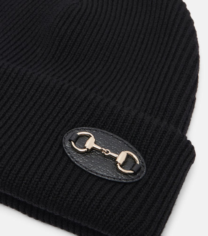 Gucci Stylish Hat With Folded Brim And Metal Hardware In Black