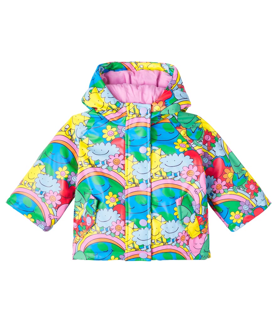 Stella Mccartney Printed Raincoat In Multi