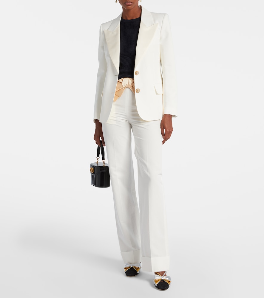 Valentino Cotton and linen blazer