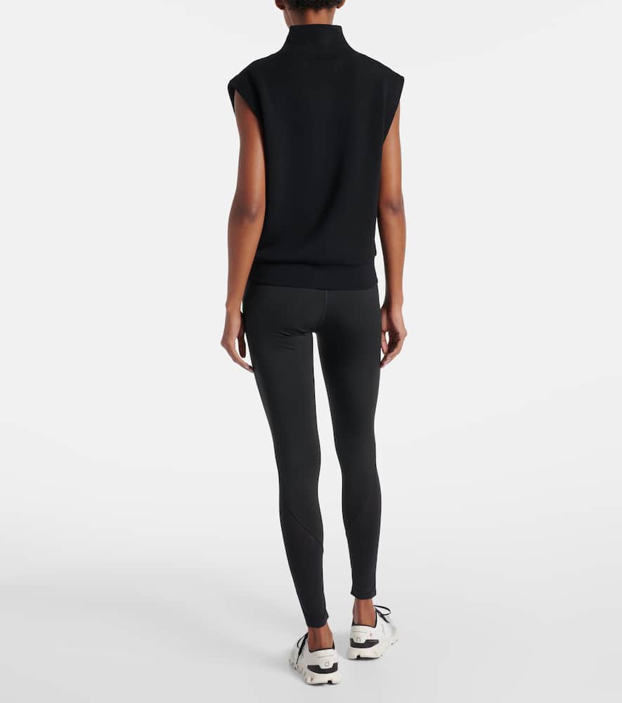 Varley Loretta Half-zip Jersey Vest In Blue
