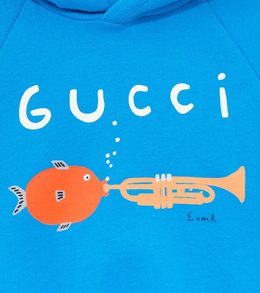  Gucci Kids Gucci Kids X Euan Roberts Baby Kapuzenjacke Aus Baumwolle 