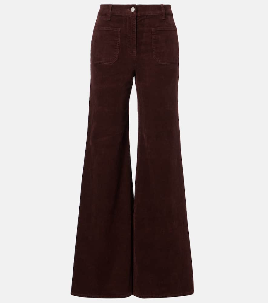 Florence corduroy wide-leg pants