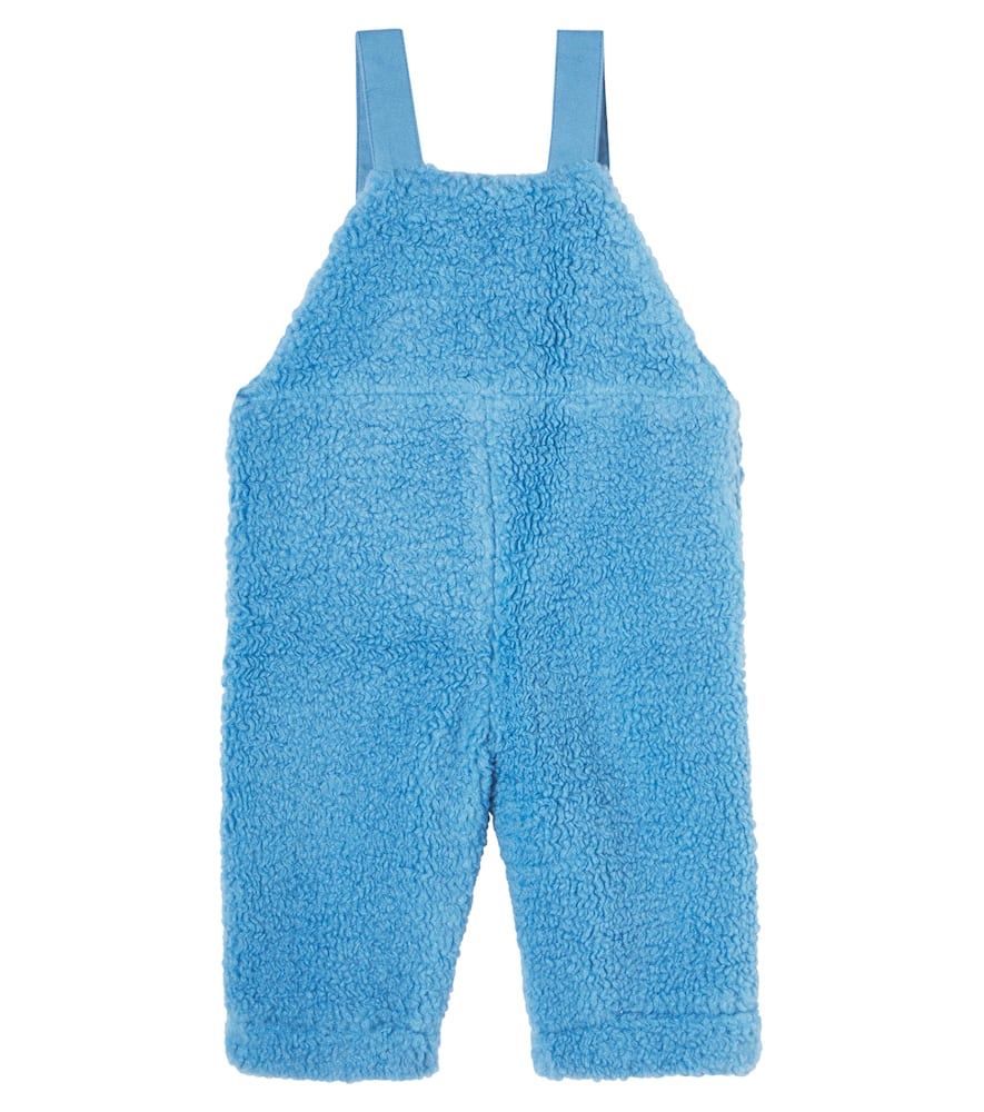 Stella Mccartney Baby Printed Teddy Overalls In Blue