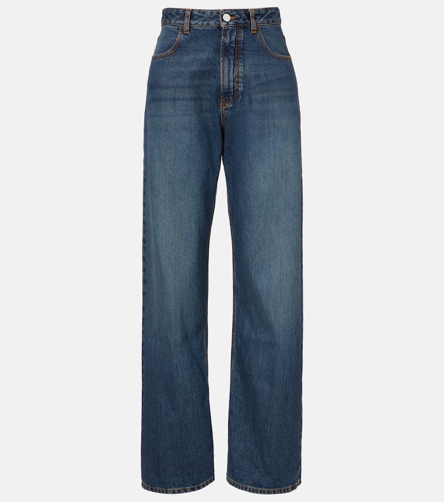 Alaia Alaïa Low-rise straight jeans