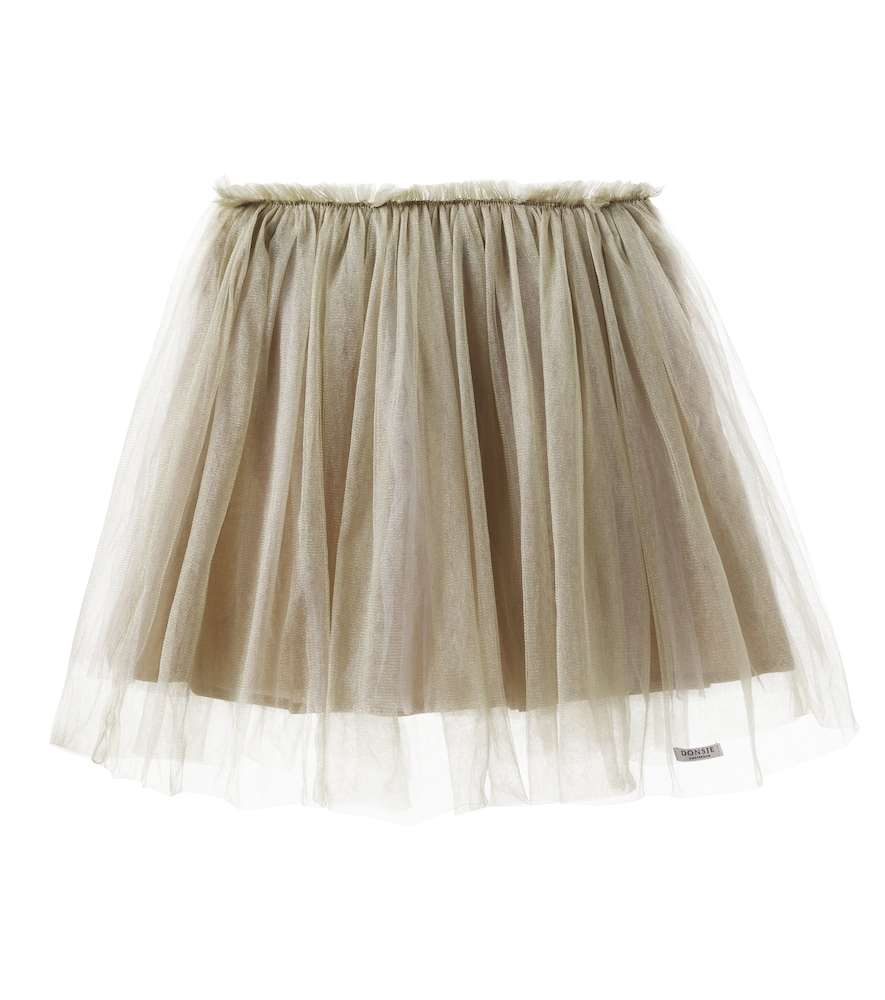 Donsje Green Pien Gathered Tulle Skirt Y 3/4 - Mytheresa