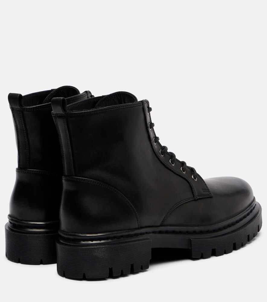  Staud Staud Henry Leather Combat Boots 
