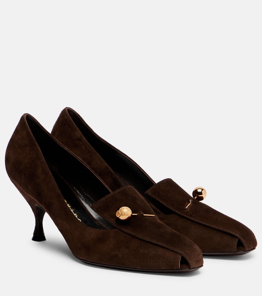 Herbert Levine Aperitif Suede Pumps In Multi