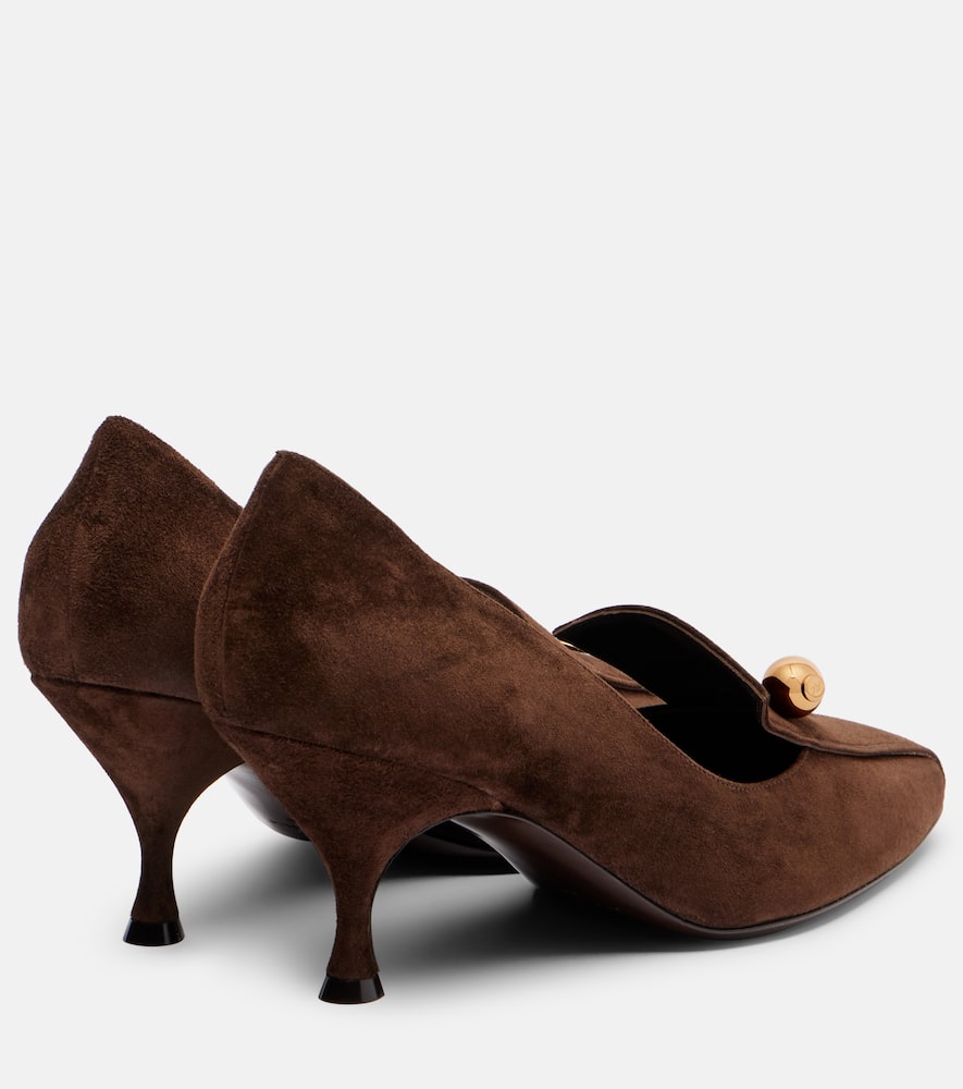 Herbert Levine Aperitif Suede Pumps In Multi