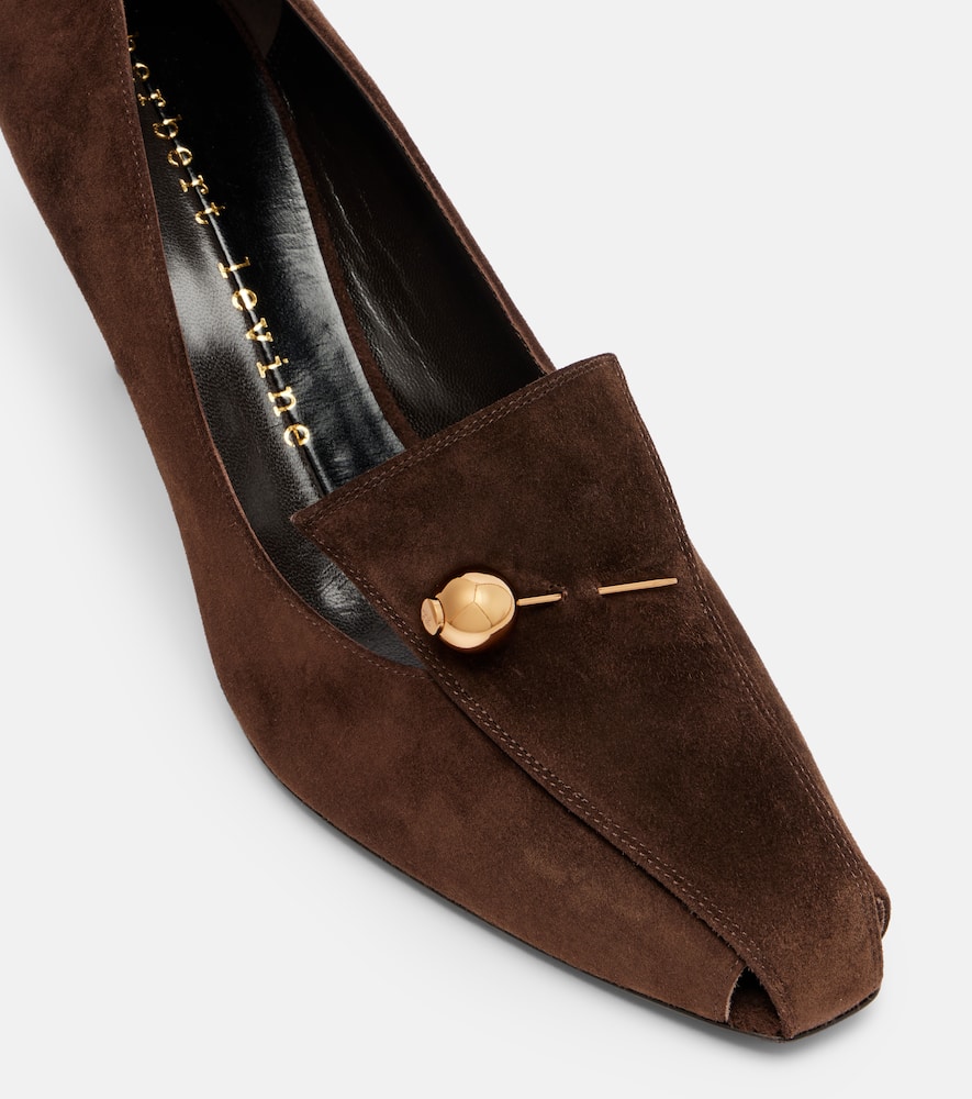 Herbert Levine Aperitif Suede Pumps In Multi