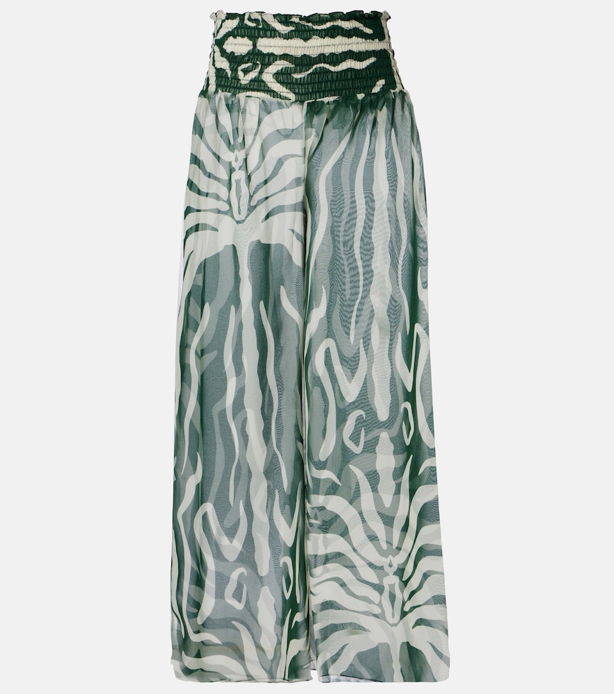 Johanna Ortiz Pantalon ample imprimé