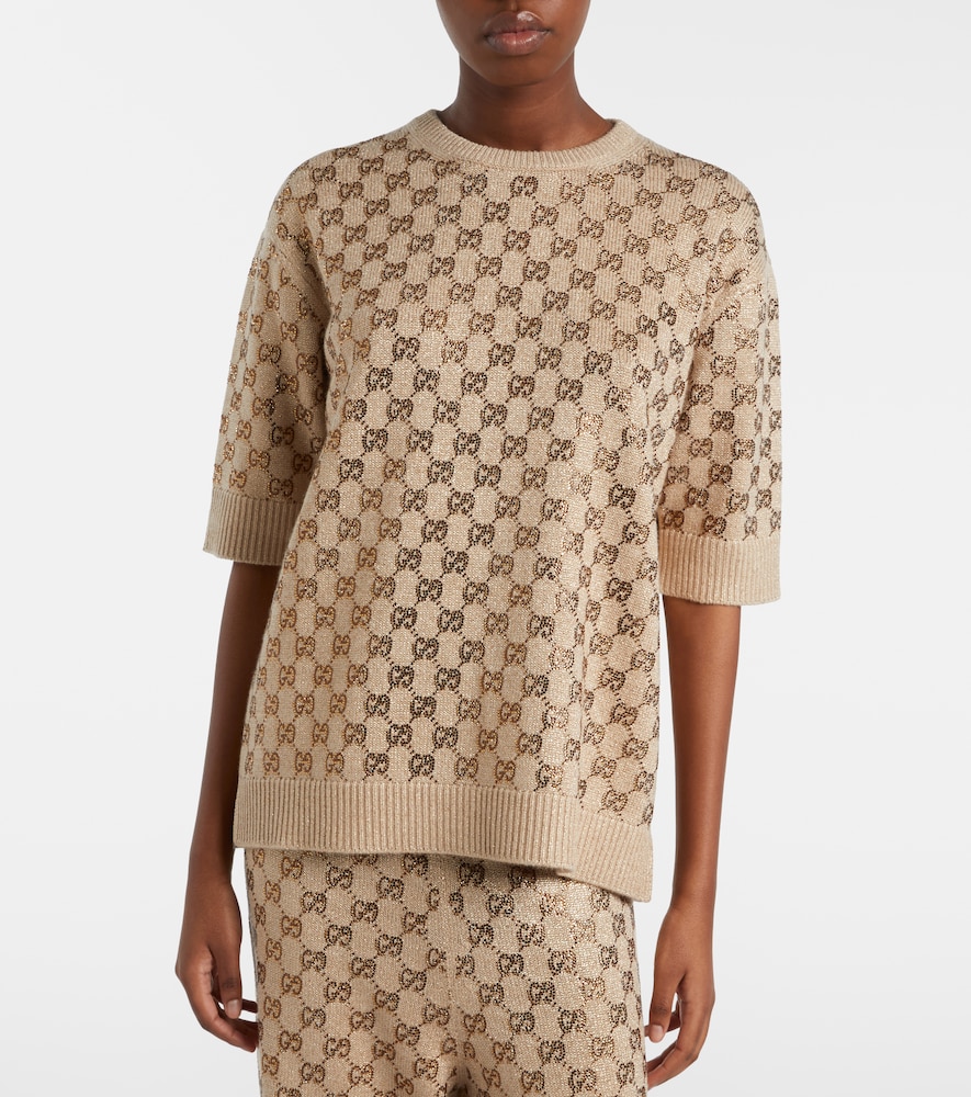  Gucci Gucci Pullover Gg Aus Einem Wollgemisch 