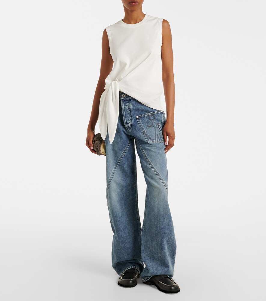  Jw Anderson Jw Anderson Top Aus Baumwoll-jersey 