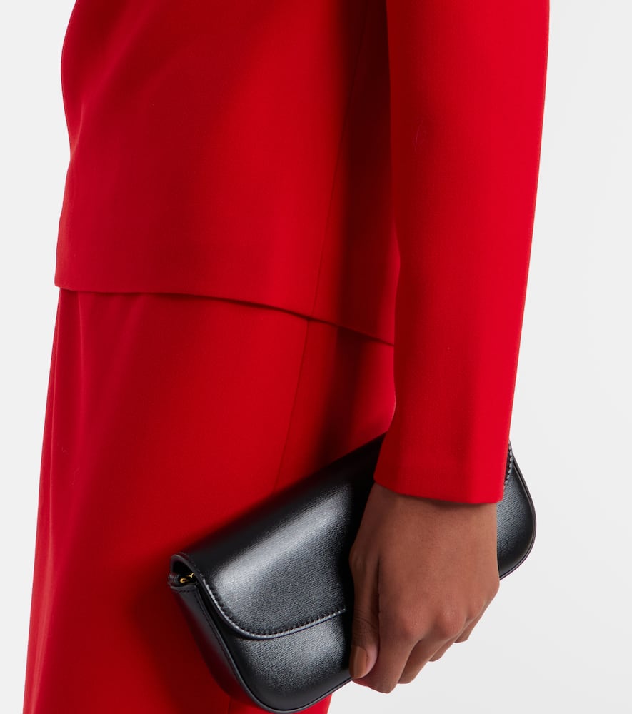 Roland Mouret Crêpe Top In Red