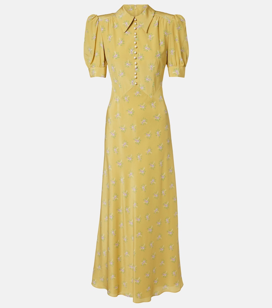 Silk Satin Midi Dress