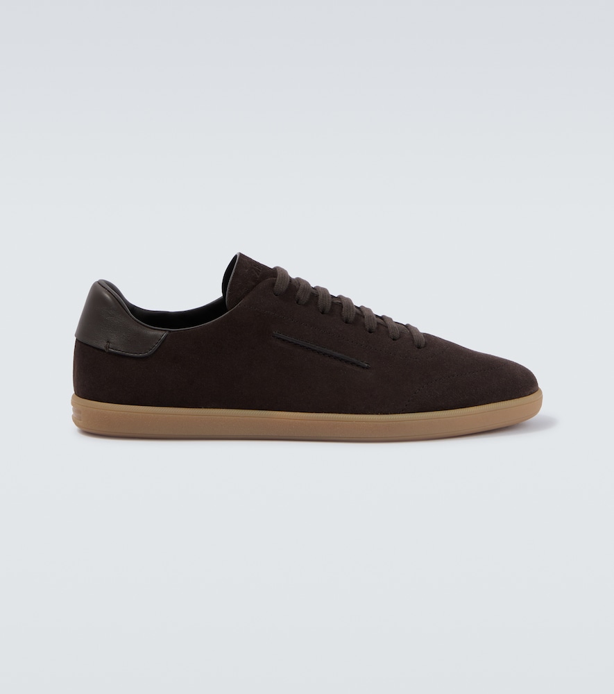 Zegna 232 suede sneakers