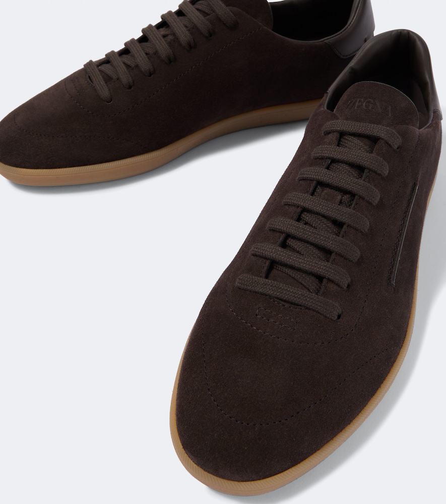  Zegna Zegna Sneakers 232 Aus Veloursleder 