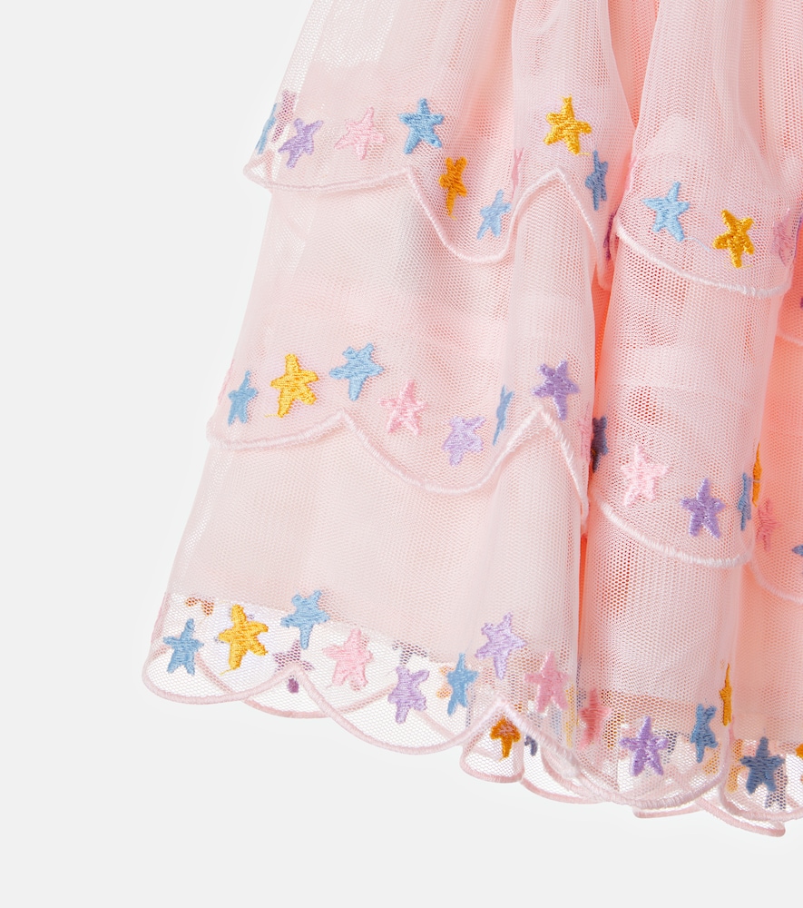  Stella Mccartney Kids Stella Mccartney Kids Bestickter Rock Aus Tüll 