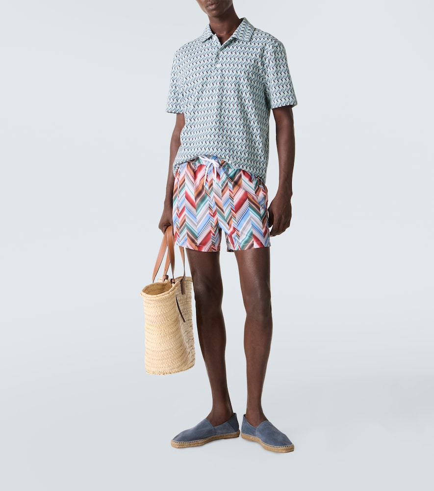  Missoni Missoni Polohemd Zigzag Aus Baumwolle 