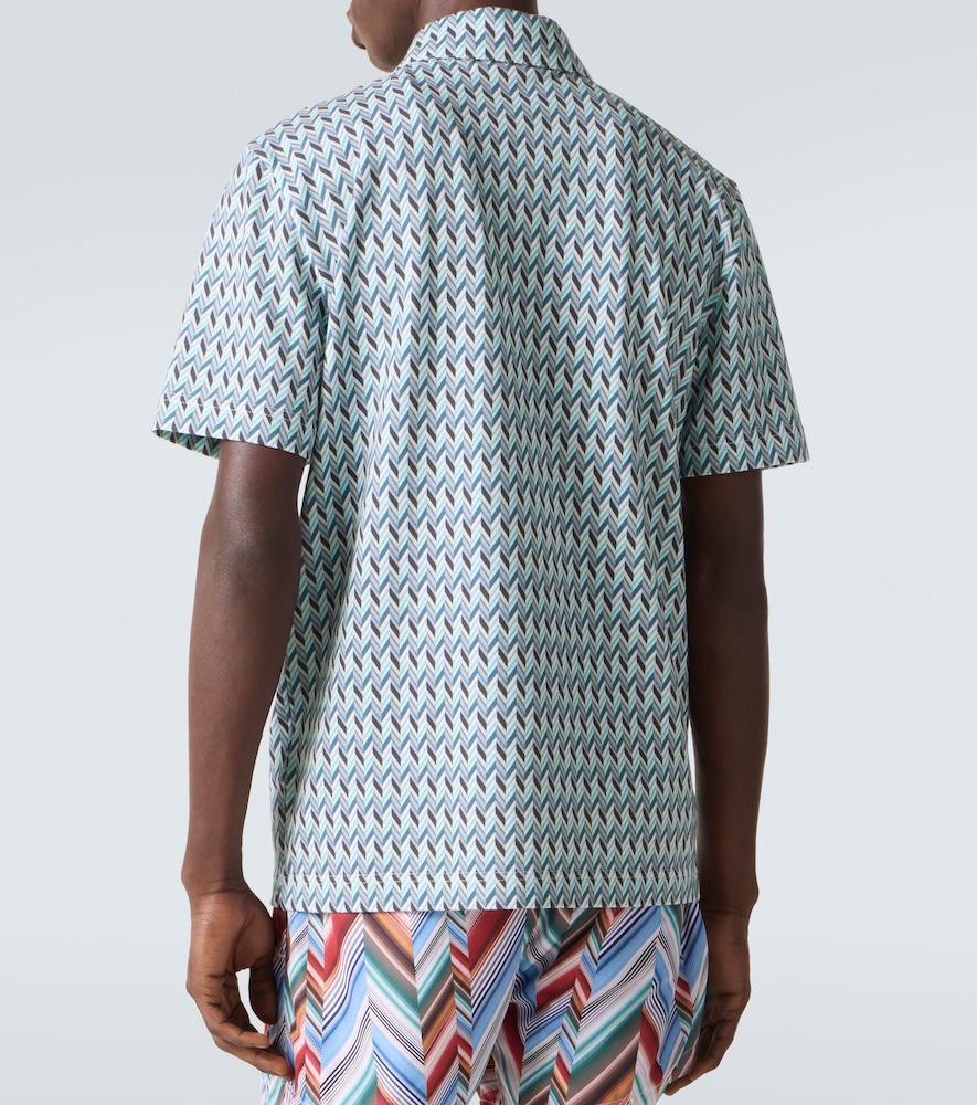  Missoni Missoni Polohemd Zigzag Aus Baumwolle 
