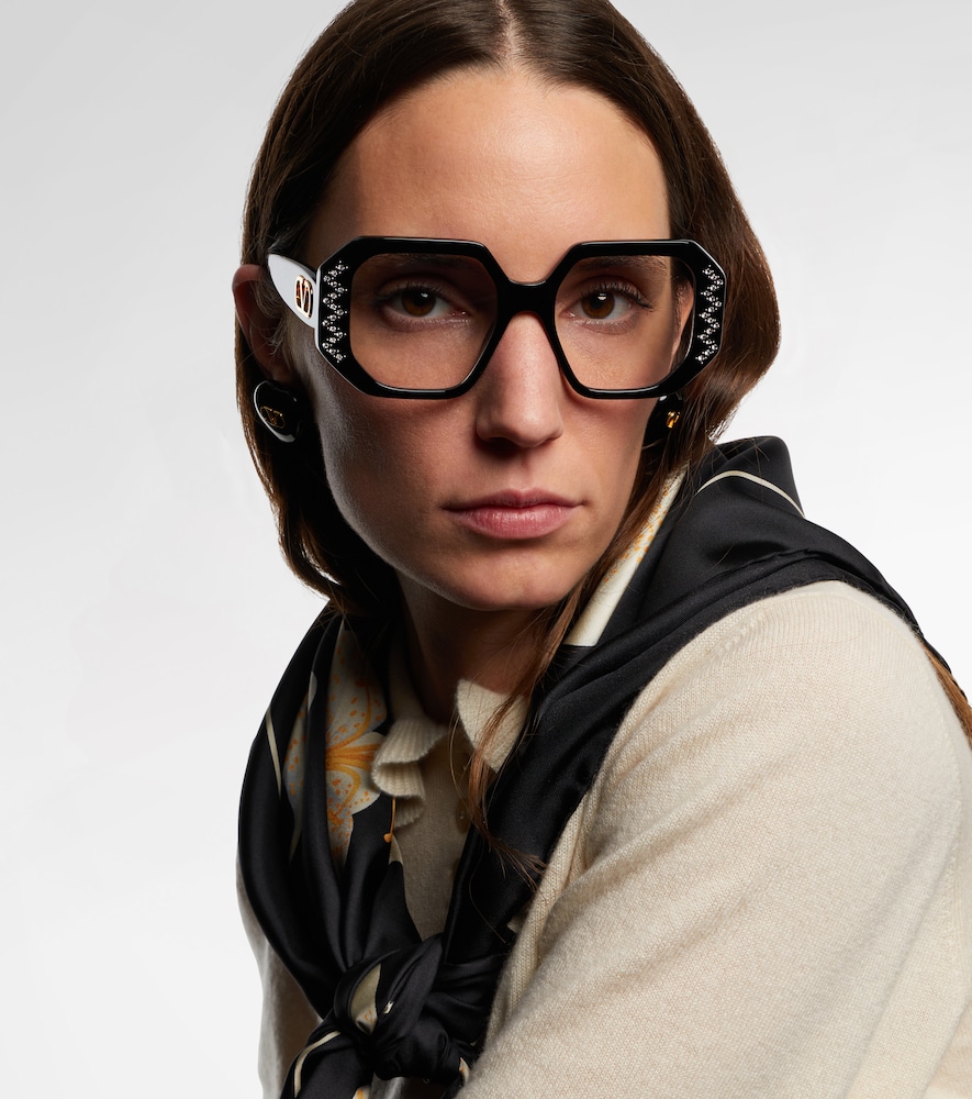  Valentino Valentino Vain Bold Vlogo Oversized Glasses 