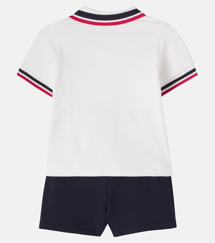  Moncler Enfant Moncler Enfant Baby Set Aus Polohemd Und Shorts 