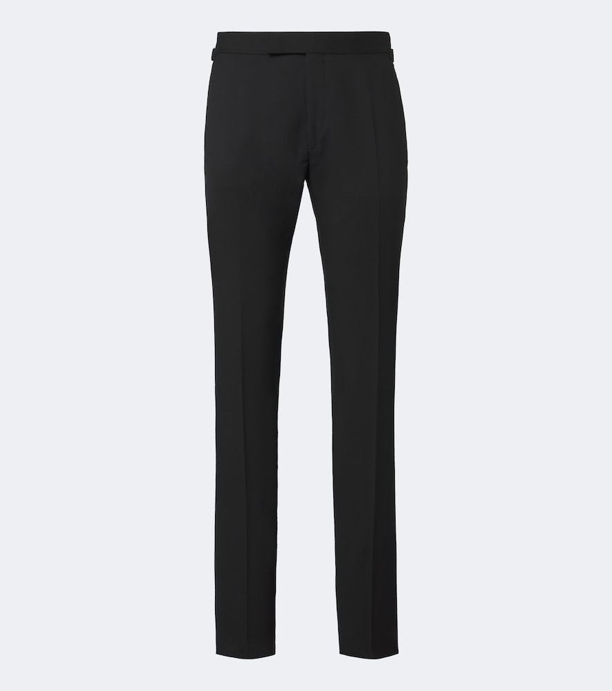Slim Hose Shelton aus Wolle