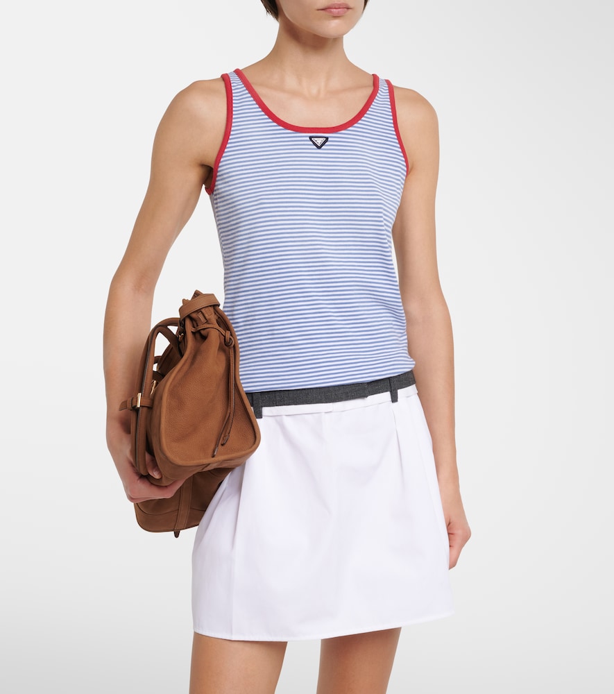  Prada Prada Top Aus Baumwoll-jersey 