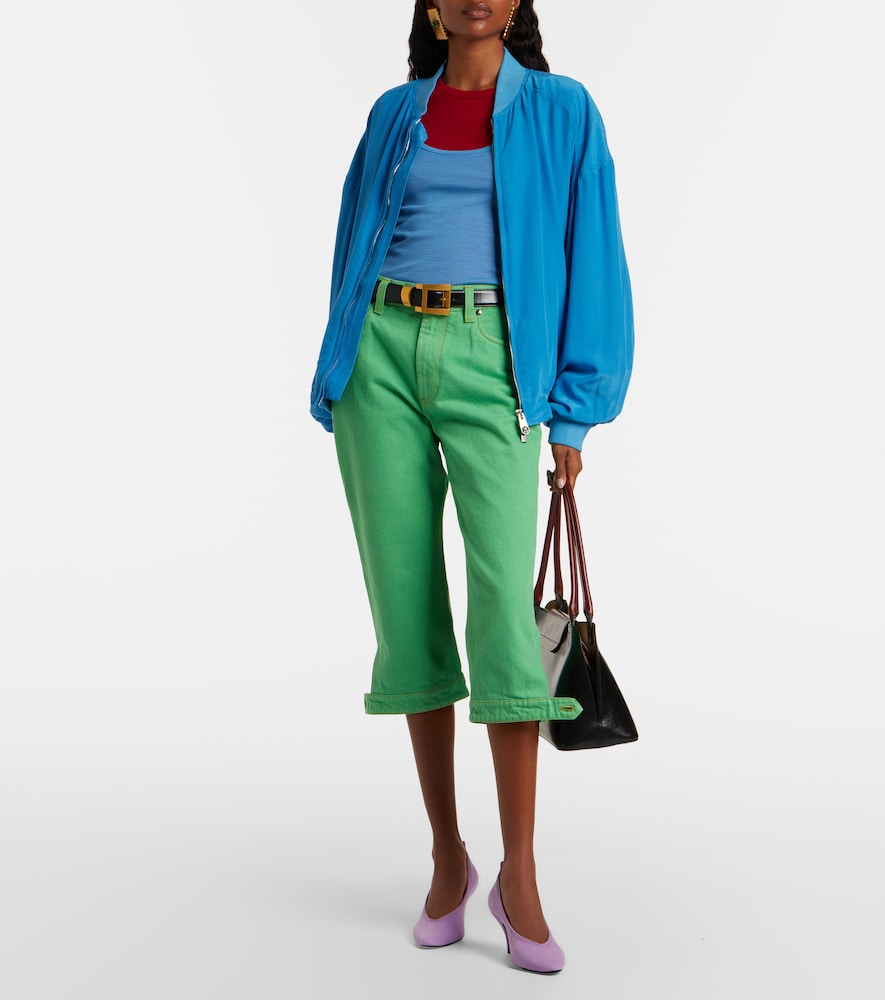  Versace Versace Oversize-blousone Aus Seidenpopeline 