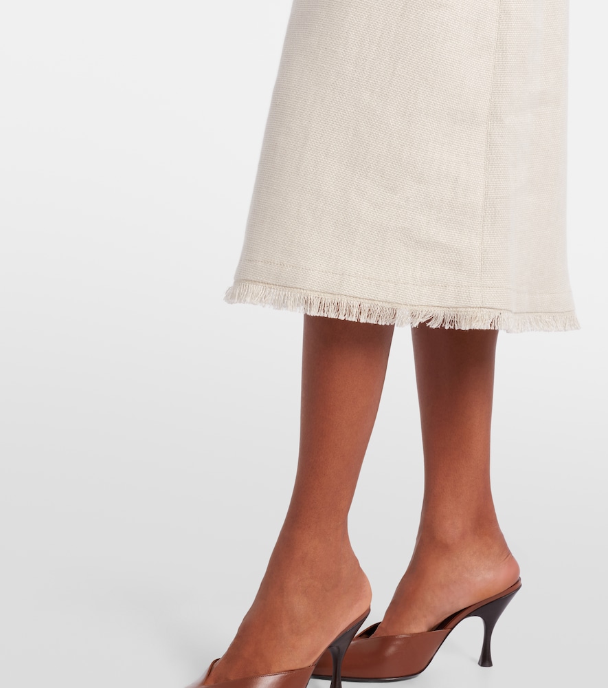  's Max Mara 's Max Mara Midirock Fiocchi Aus Einem Leinengemisch 