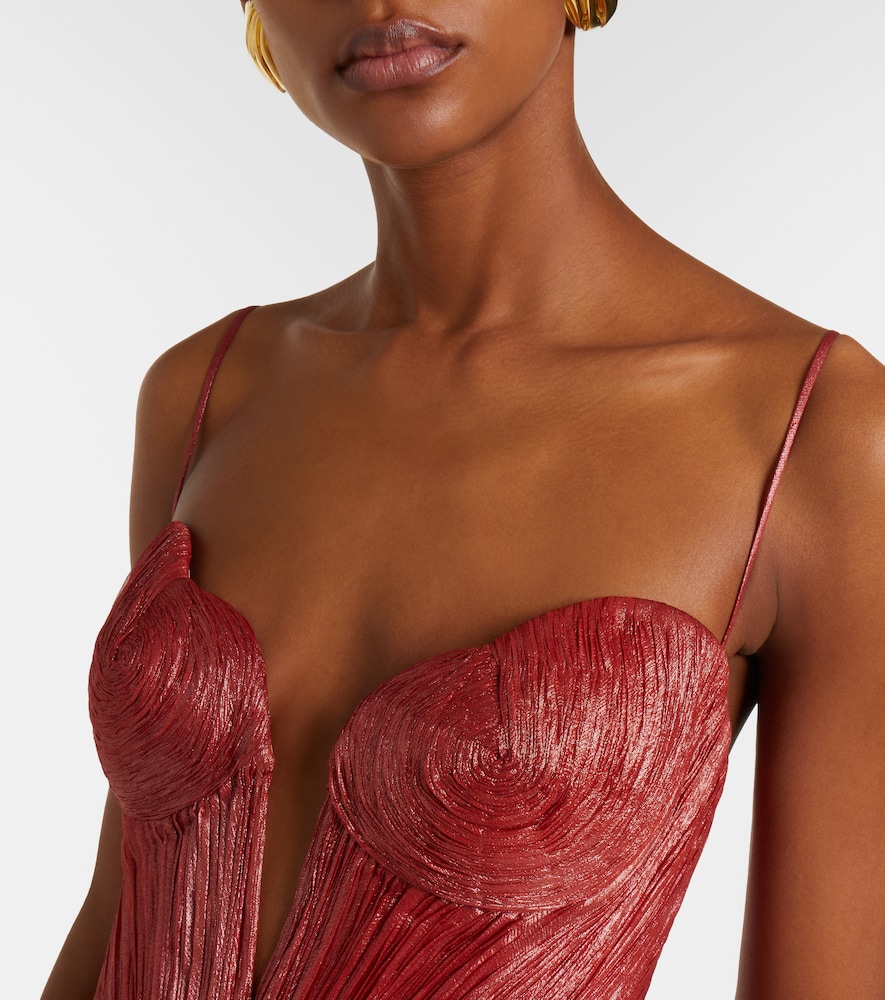  Maria Lucia Hohan Maria Lucia Hohan Bustier-robe Cecilia Aus Seidenmusselin 