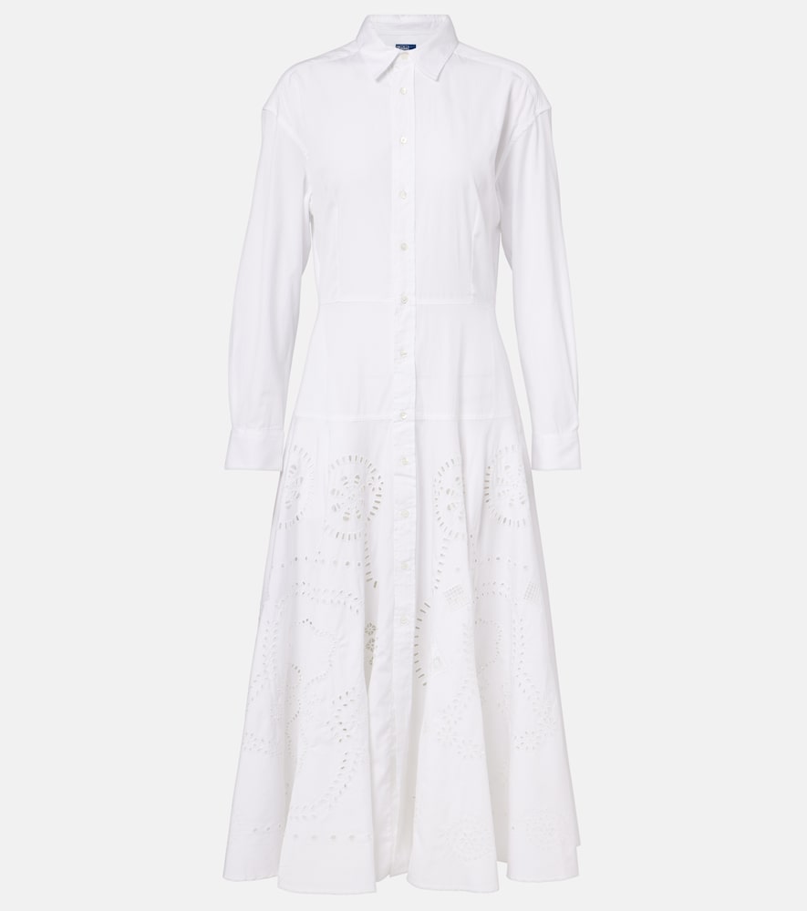 Hemdblusenkleid aus Baumwollpopeline