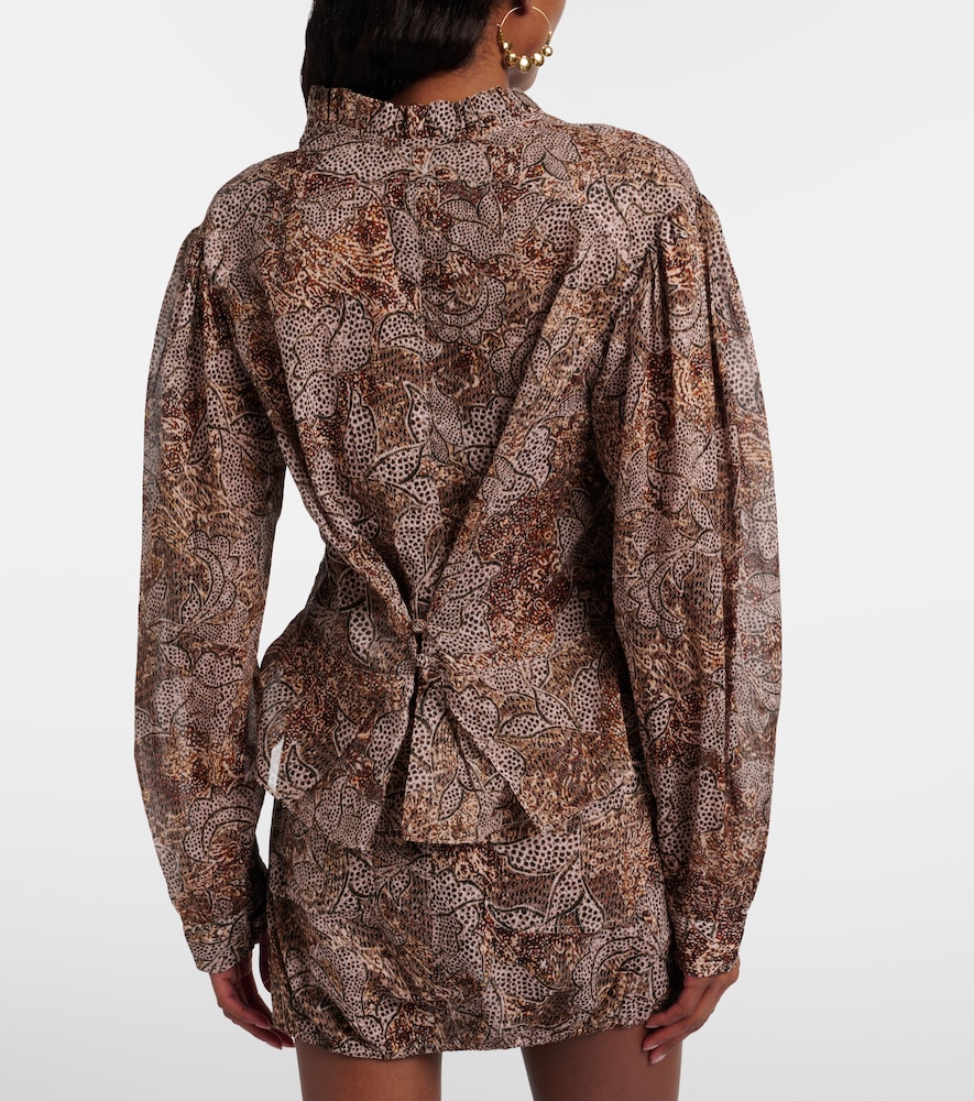  Isabel Marant Isabel Marant Bluse Celeny Aus Baumwoll-voile 