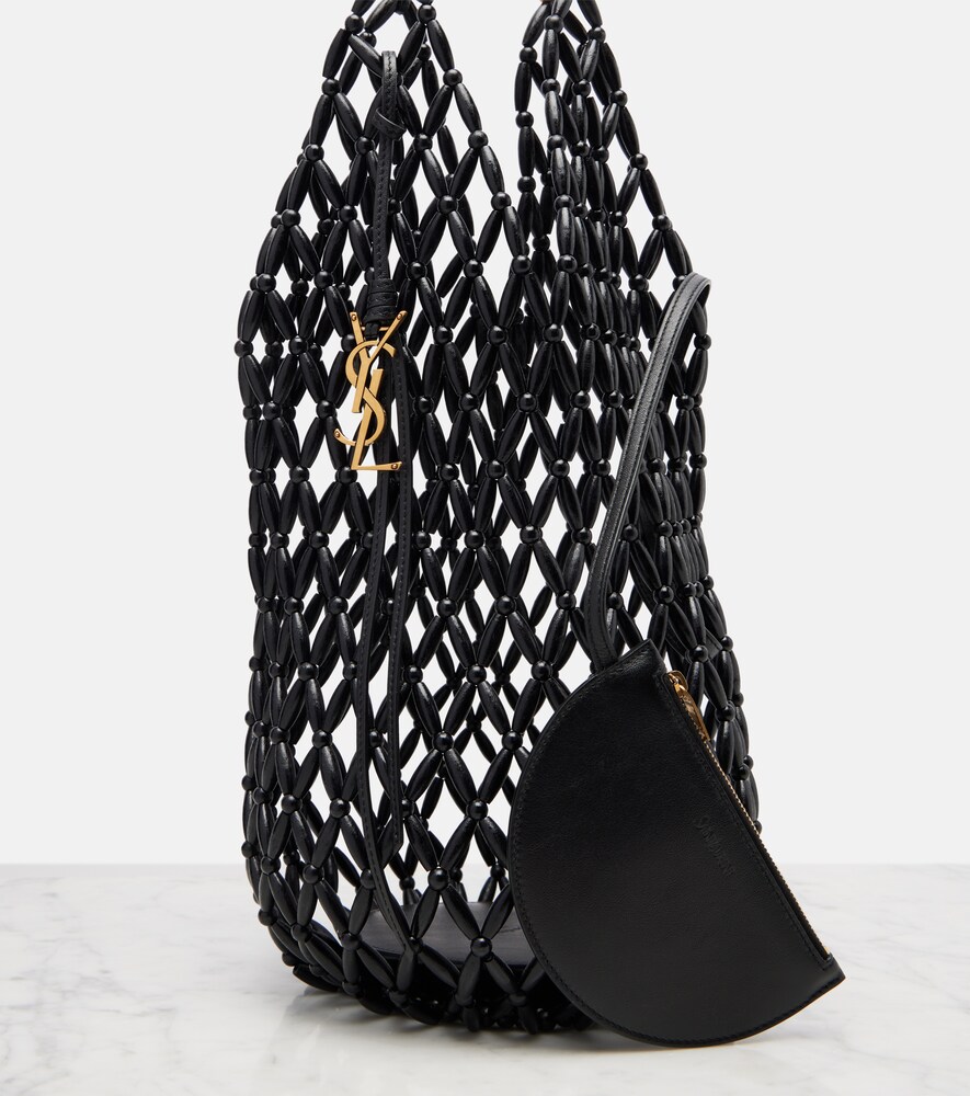  Saint Laurent Saint Laurent Verzierte Schultertasche Cassandre 