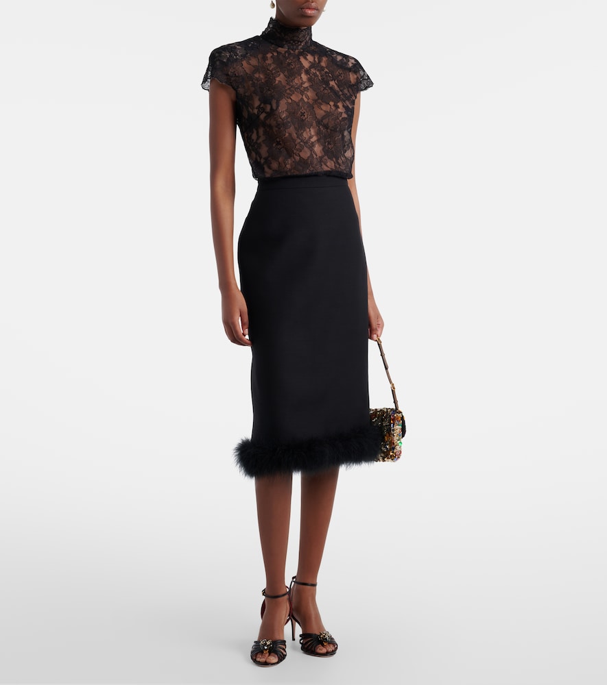  Valentino Valentino Top Aus Spitze 