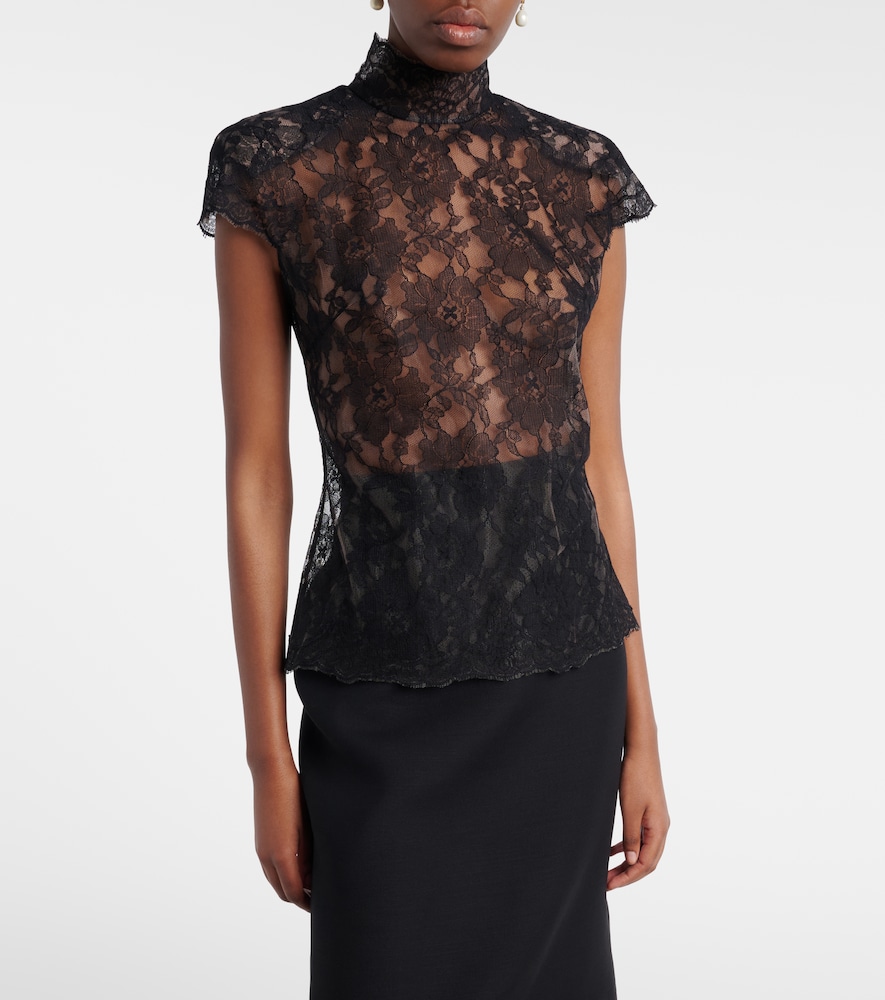  Valentino Valentino Top Aus Spitze 