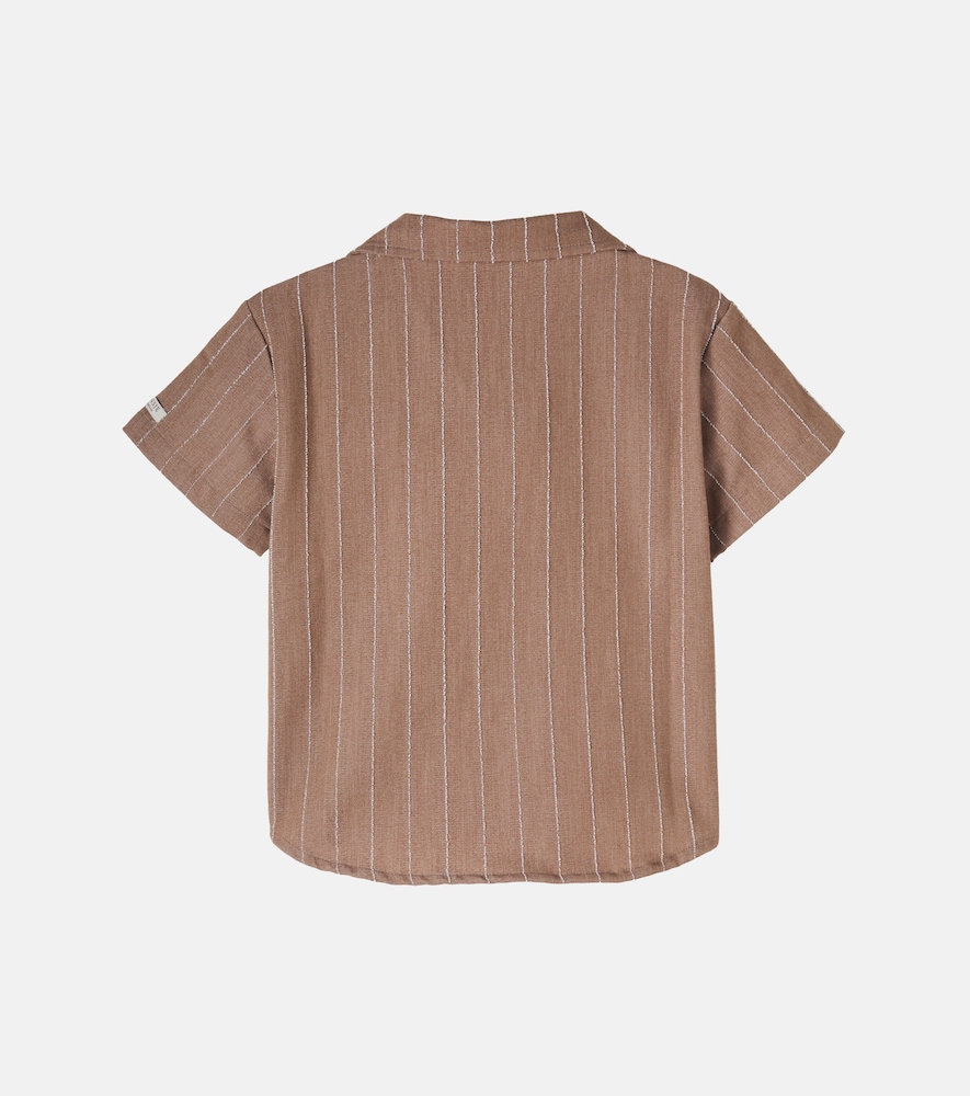  Donsje Donsje Lucian Striped Bowling Shirt 
