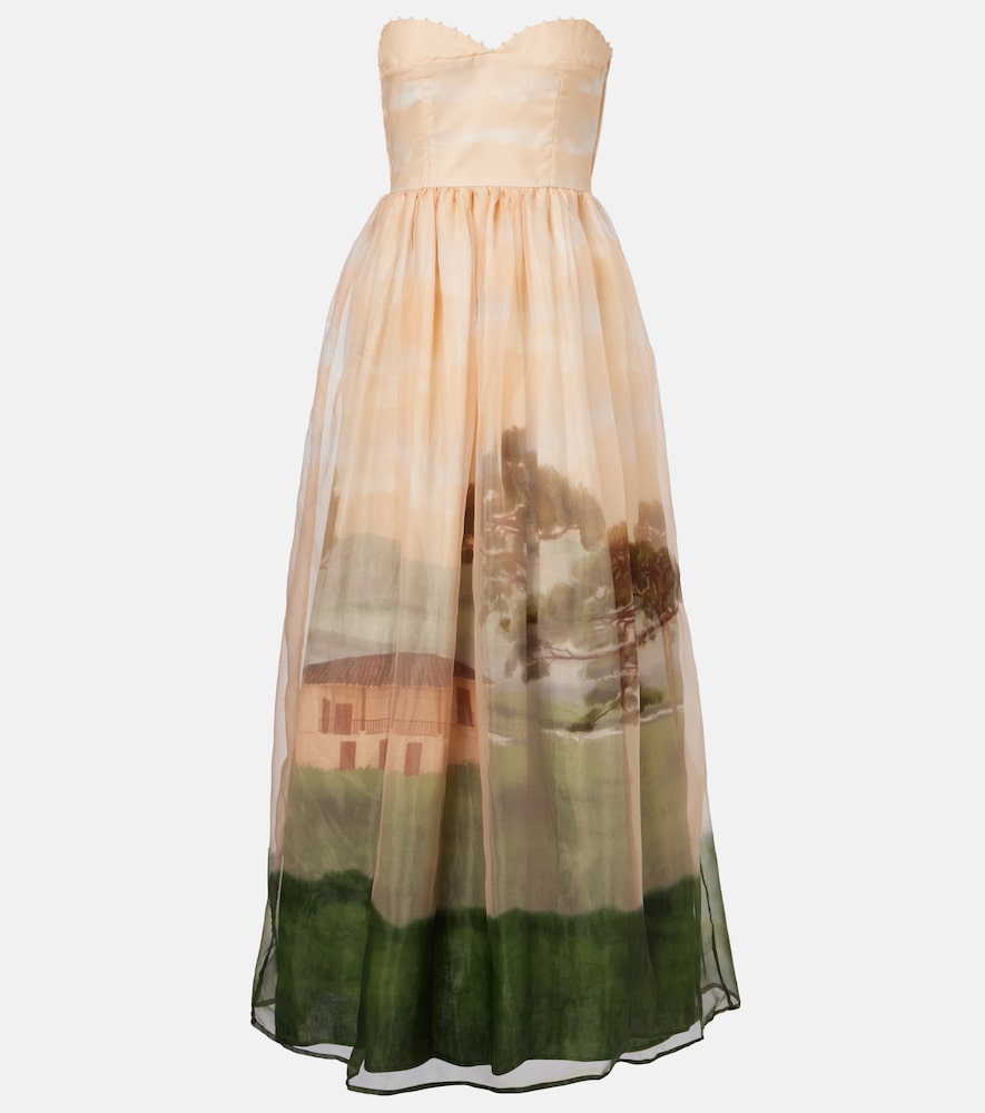 Agua By Agua Bendita Tonia Páramo Printed Cocktail Dress