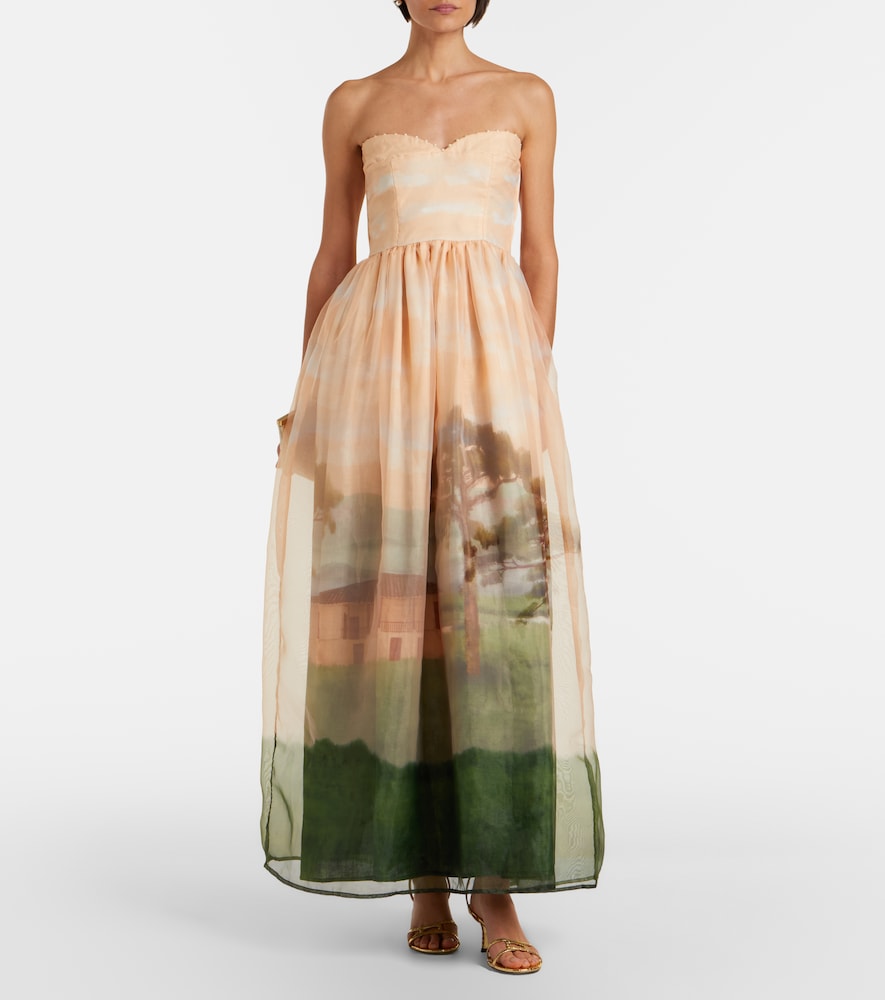Agua by Agua Bendita Tonia Páramo printed cocktail dress