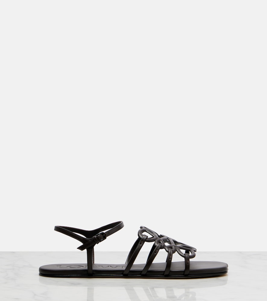  Loewe Loewe Paula's Ibiza Sandalen Petal Anagram Aus Leder 