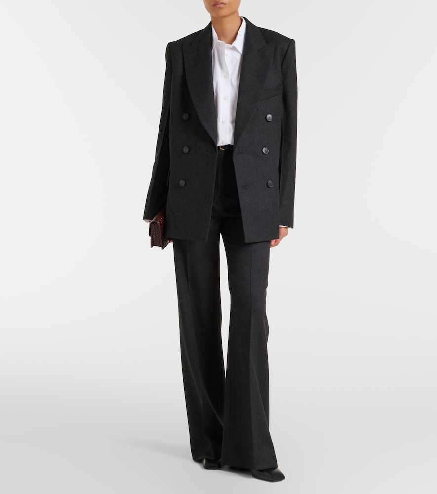 Victoria Beckham Double-breasted virgin wool blazer