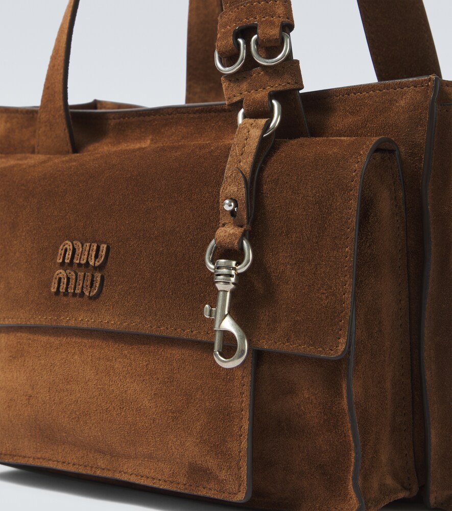 Miu Miu Miu Miu Tote Bag Utilitaire Aus Veloursleder 