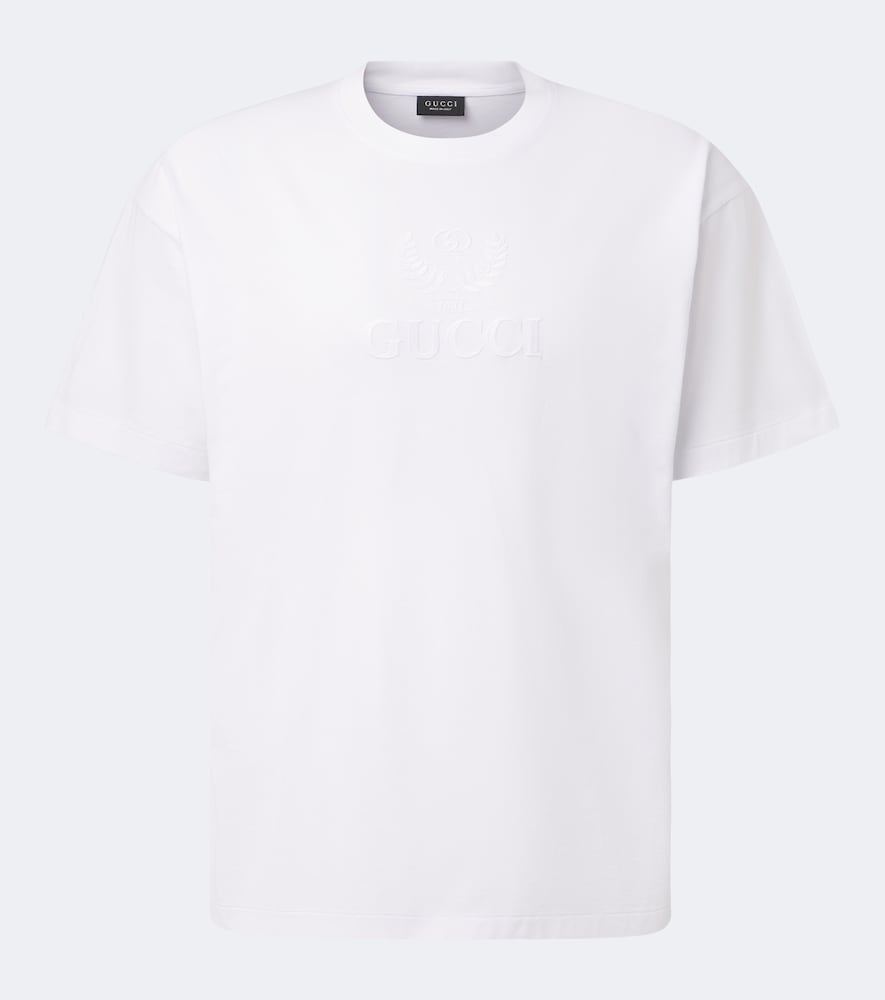 T-shirt in jersey di cotone con logo