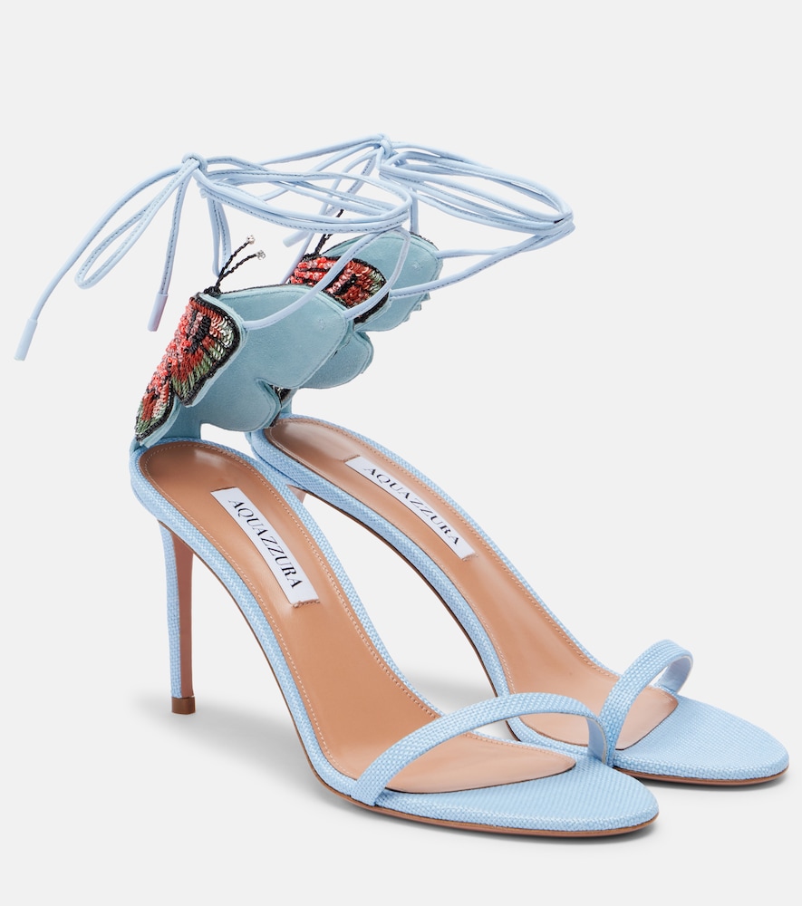 Aquazzura Papillon D'Amour embellished sandals - Women's Clothing