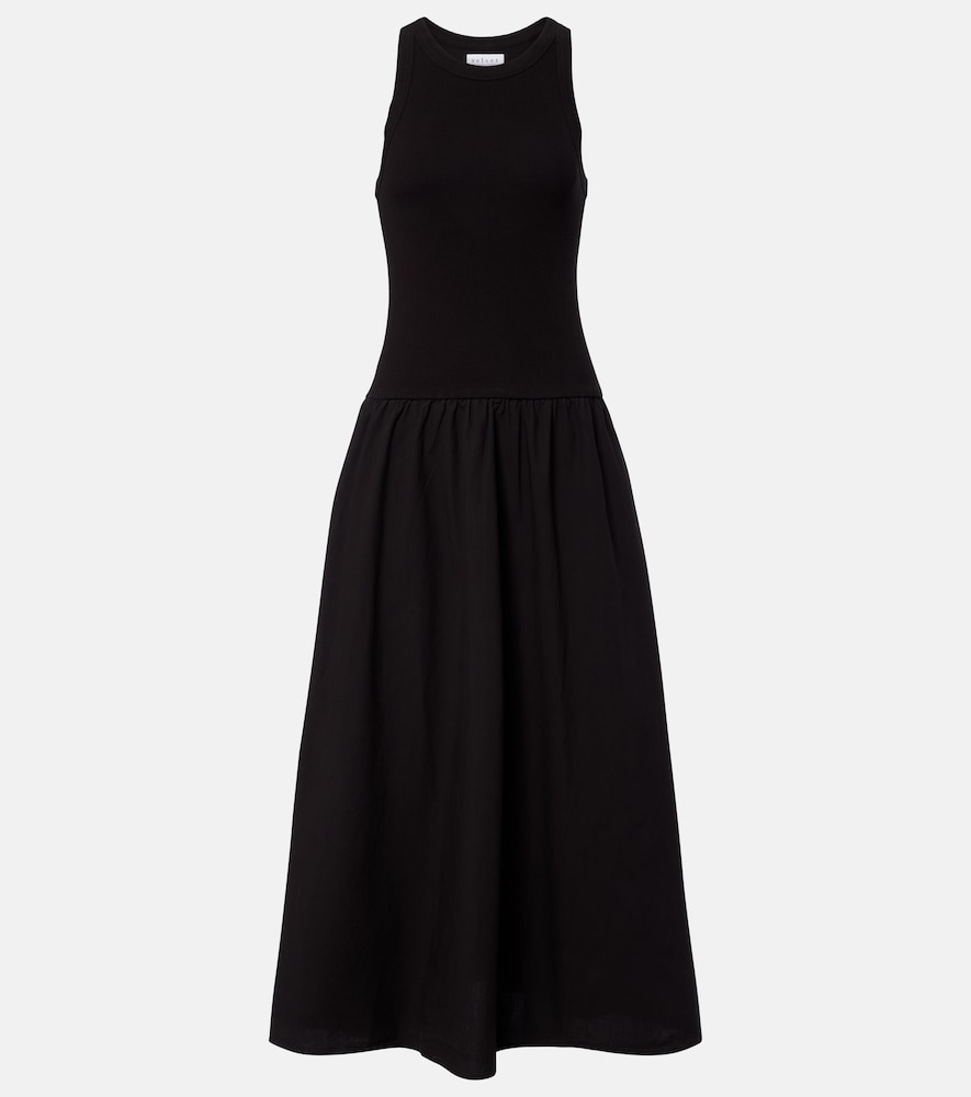 Velvet Romilly cotton-blend midi dress | Thumbnail 7
