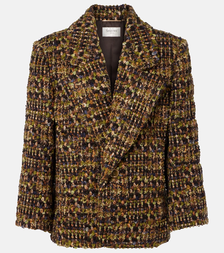 Saint Laurent Saint Laurent Wool-blend tweed jacket　サンローラン ウールブレンド ツイード ジャケット