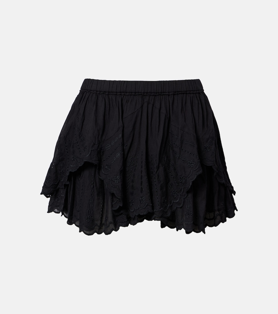 Shorts Layale in cotone con ricamo