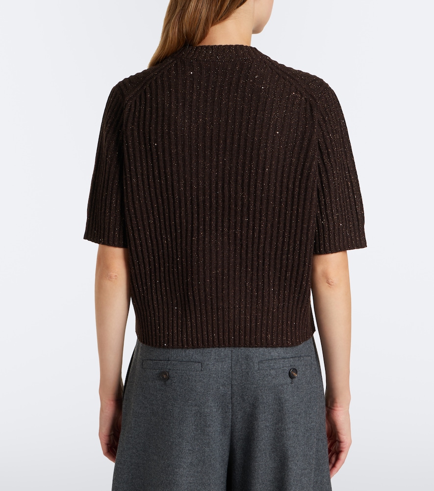 Ribbed-Knit Cashmere And Wool-Blend Sweater