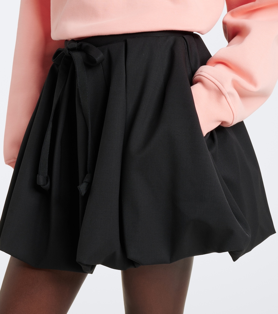 Wool-Blend Miniskirt