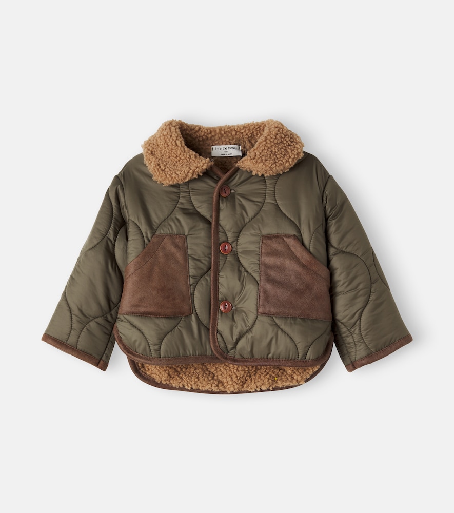 Baby Wattierte Jacke Emerald mit Teddy